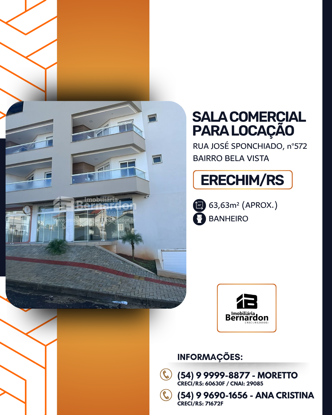 Imagem: Sala Comercial com ótima localização em Erechim/RS